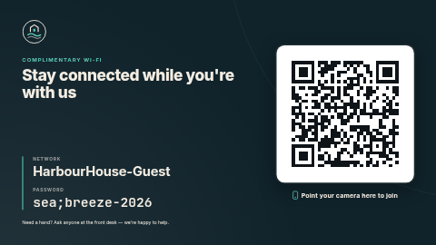 Guest Wi-Fi template preview