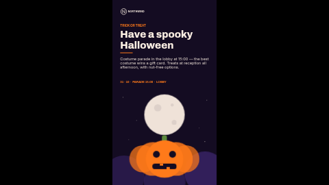 Halloween (portrait) template preview
