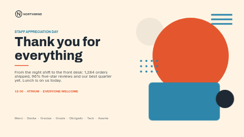 Thank-you day template preview