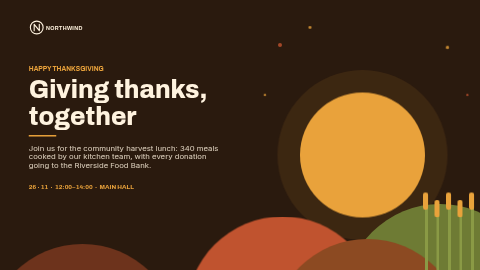 Thanksgiving & harvest template preview