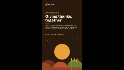 Thanksgiving & harvest (portrait) template preview
