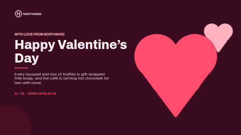 Valentine's Day template preview